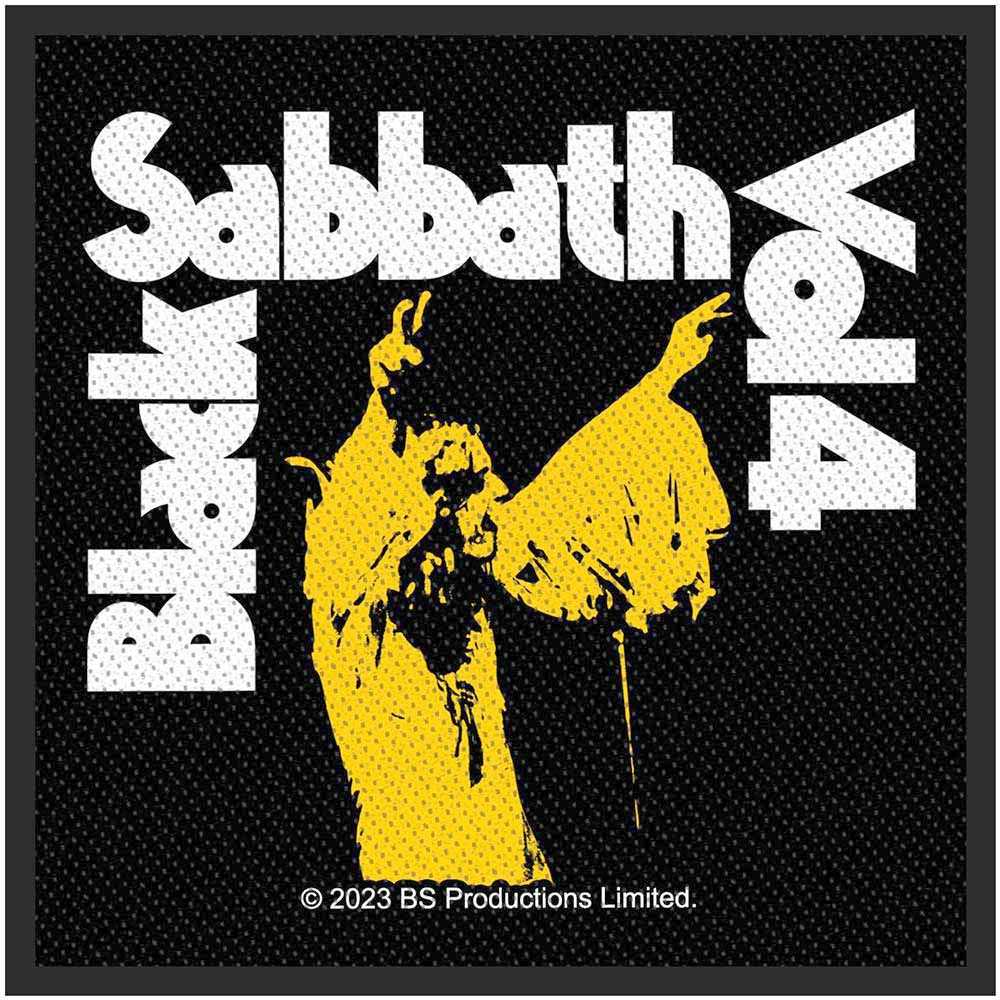 Black Sabbath - Vol 4 Patch - Schwarz